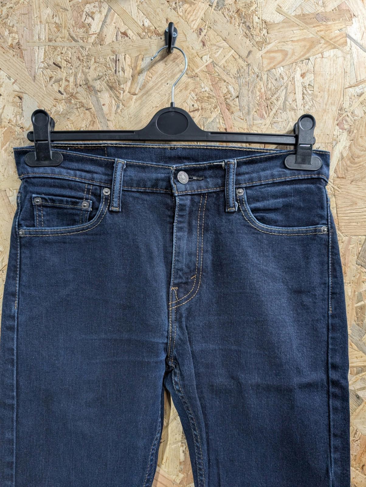 Levis 510 Skinny Jeans W30 L32 Men Navy Blue Stretch Premium Red Tab Zip Fly