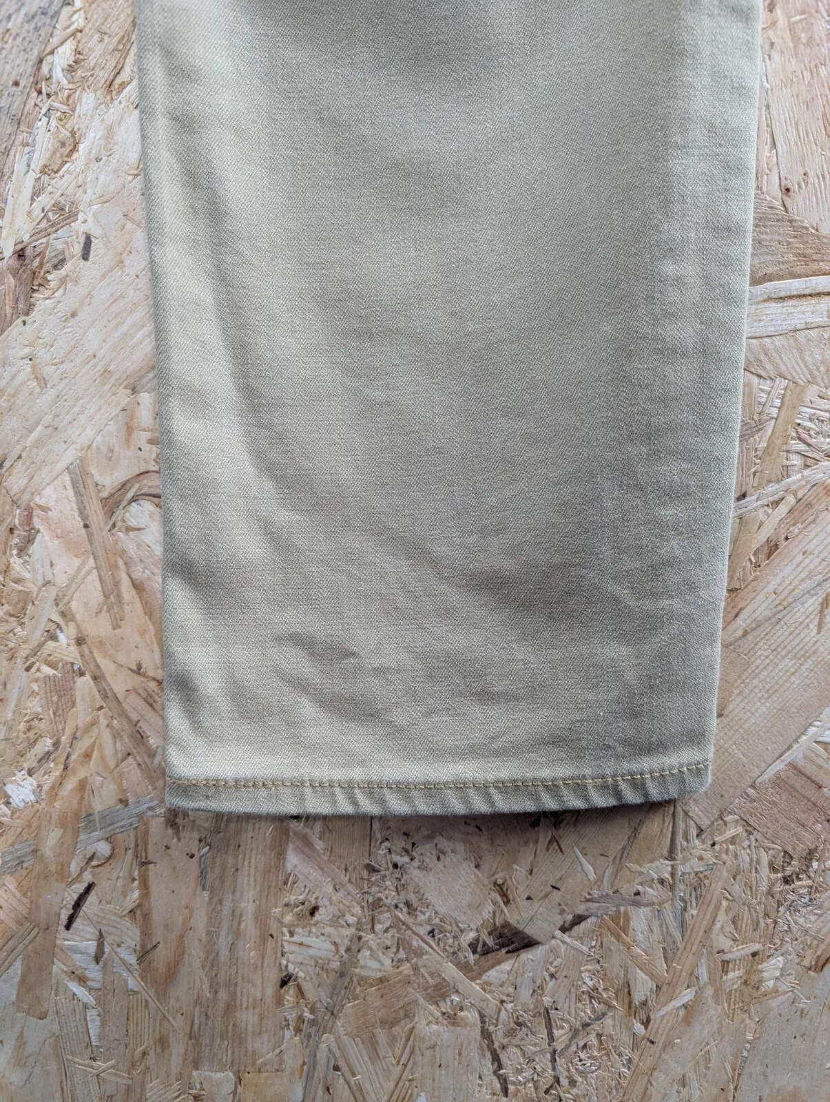 Levis Commuter Chino Trousers Mens W33 L32 Khaki Cotton Twill Straight Button