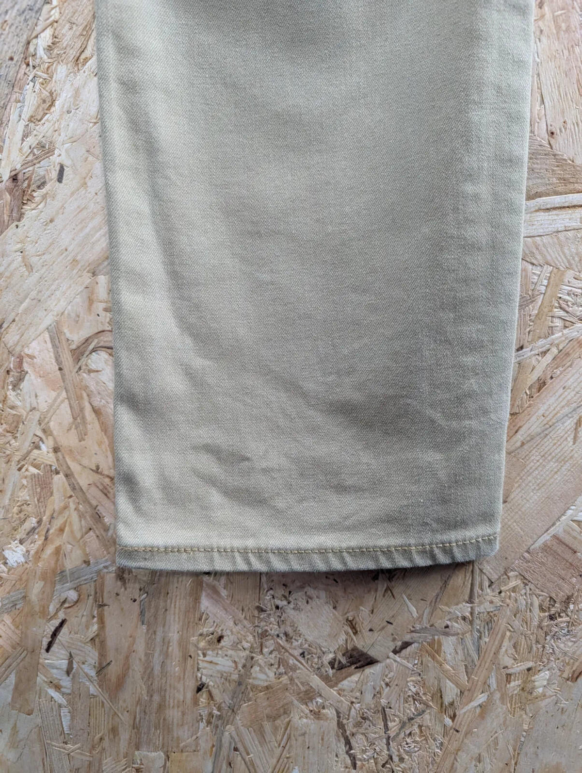 Levis Commuter Chino Trousers Mens W33 L32 Khaki Cotton Twill Straight Button