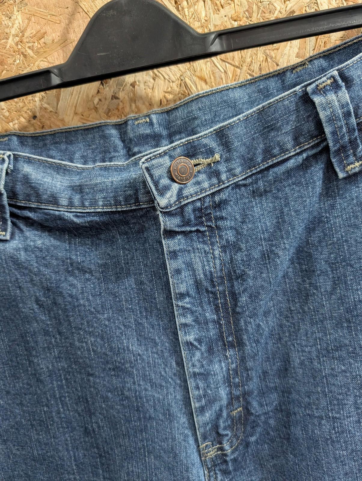 Wrangler Classic Denim Carpenter Shorts Mens W38 Casual Blue Jorts Pockets USA
