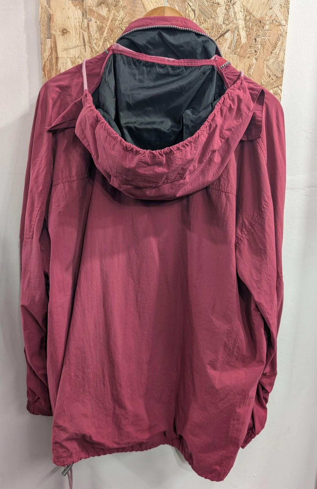 Active Design Anorak Jacket Womens Medium Hooded 90s Outdoor Pink Nylon