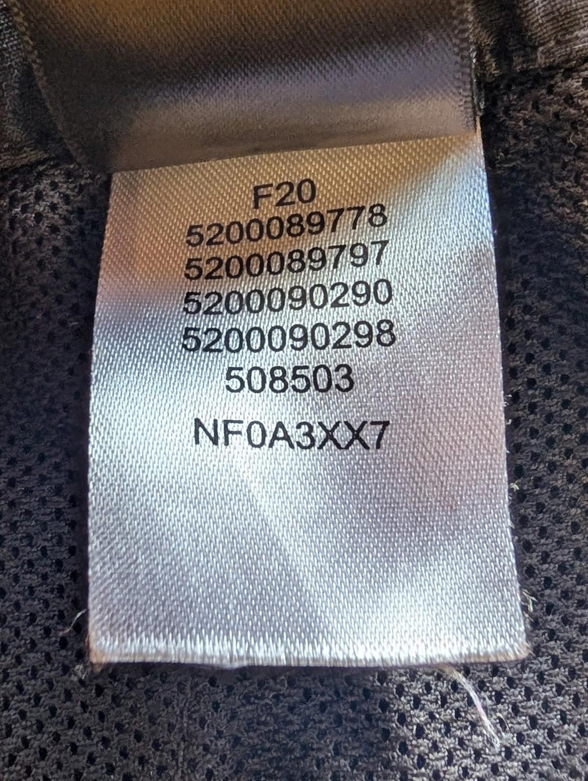 North Face Track Pants Size XL Men Nylon Trousers Elasticated Waist Black Cargo