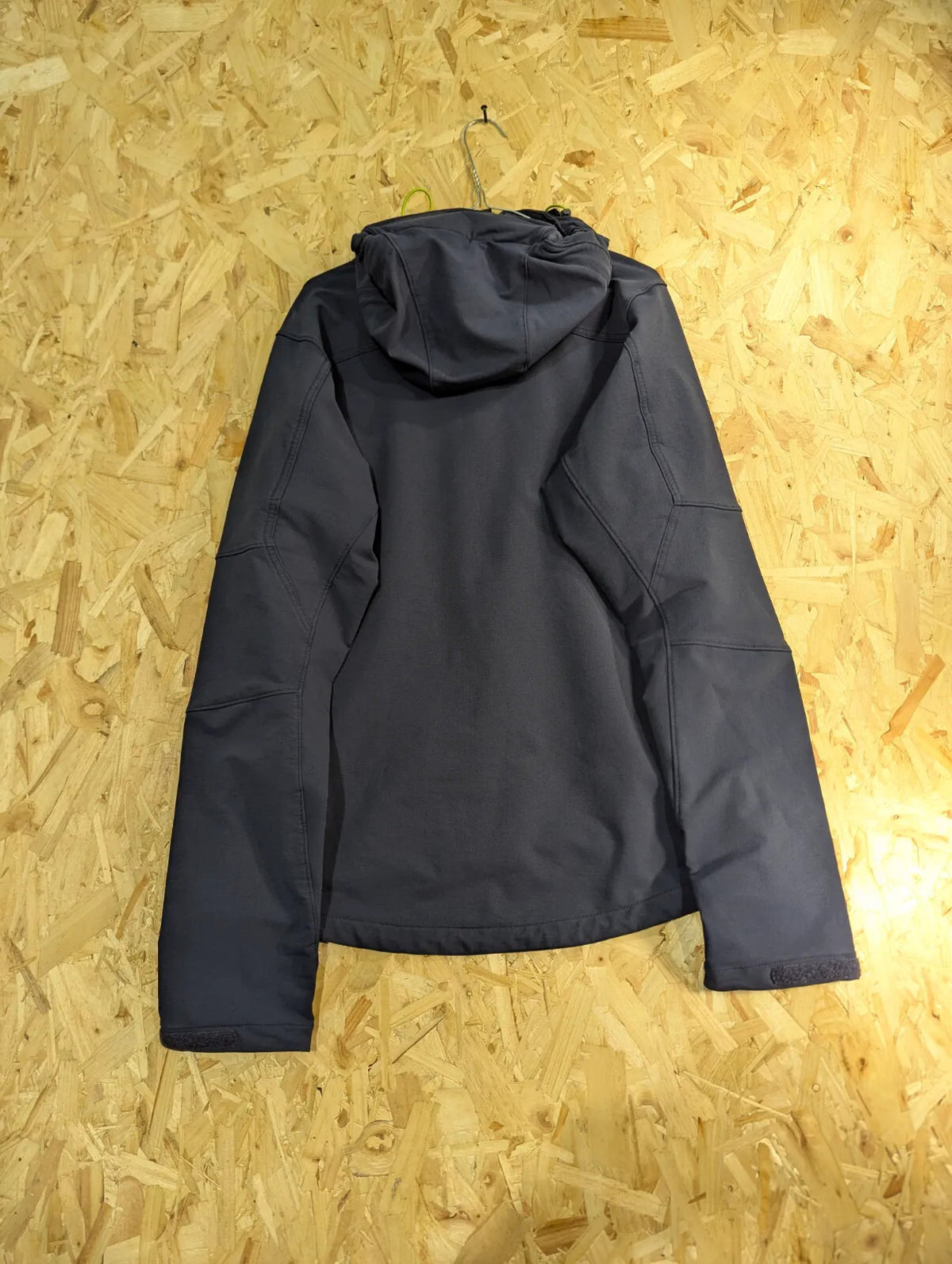 Rab Exodus Jacket Mens Large Navy Blend Hooded Stretch Hiking Walking Tech
