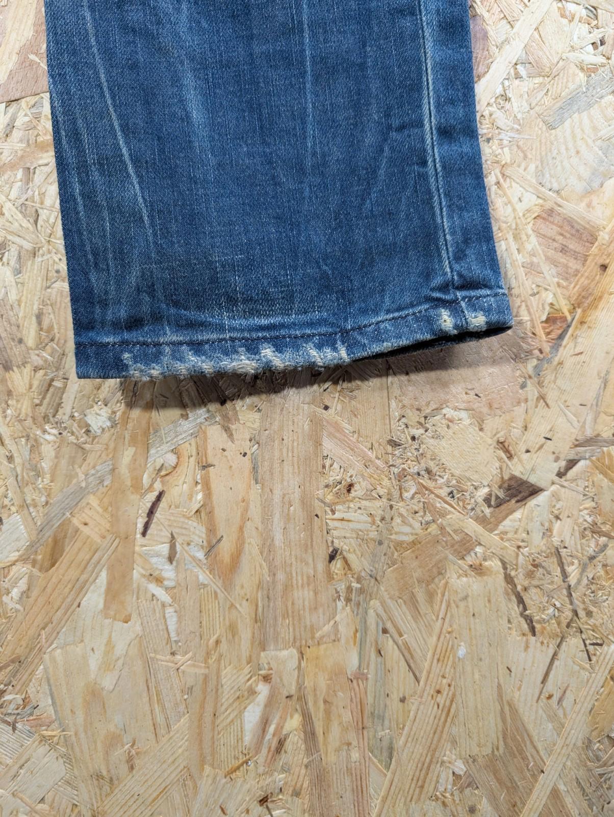 Diesel Newz Jeans W27 L32 Low Rise Women Distressed Blue 008SV Y2K
