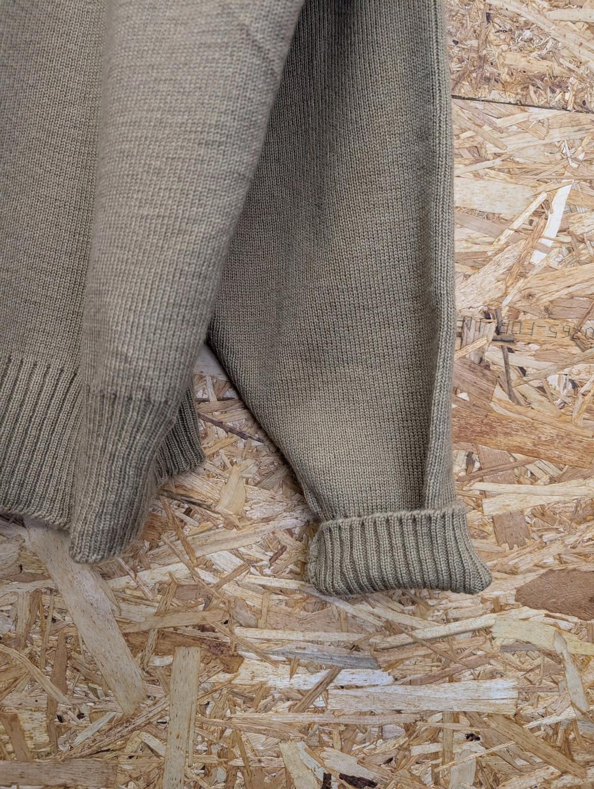 Filson Henley Guide Jumper XXL Men Wool Khaki Tan Brown Shoulder Patch Made USA