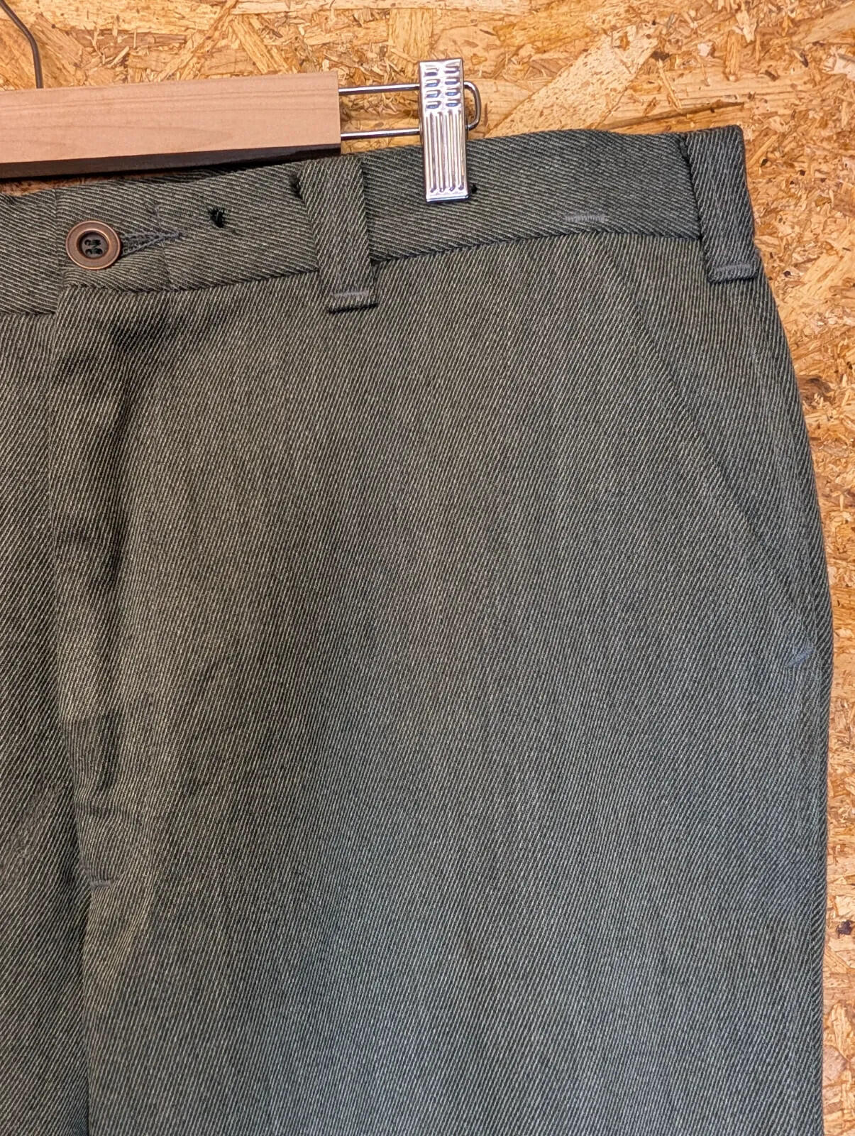 Filson Forestry Cloth Trousers W42 L28 Style 180 Wool Green Work Wear USA Made