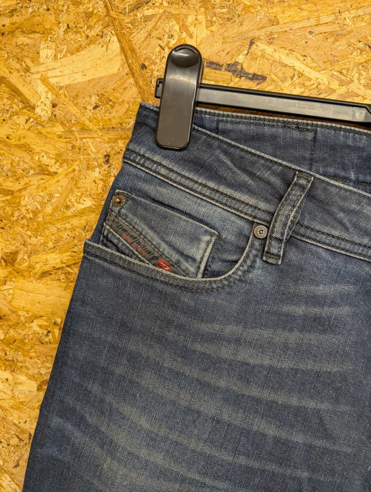 Diesel Sleenker Jeans W32 L32 Men Slim Dark Wash Navy Blue Indigo 08420 Skinny