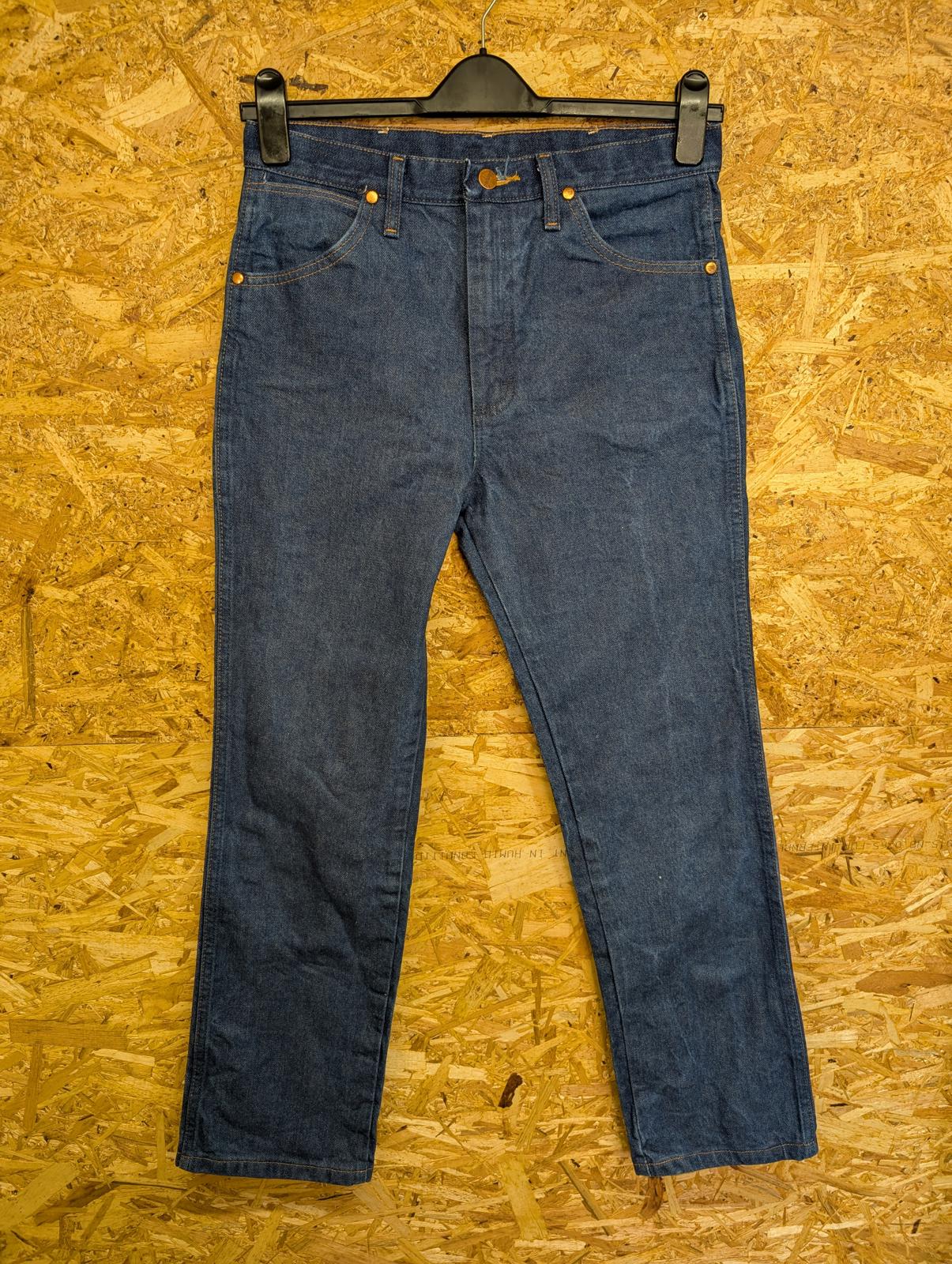 Wrangler 936DEN Jeans W32 L30 Made in Mexico Vintage 80s Mid Wash Blue Denim