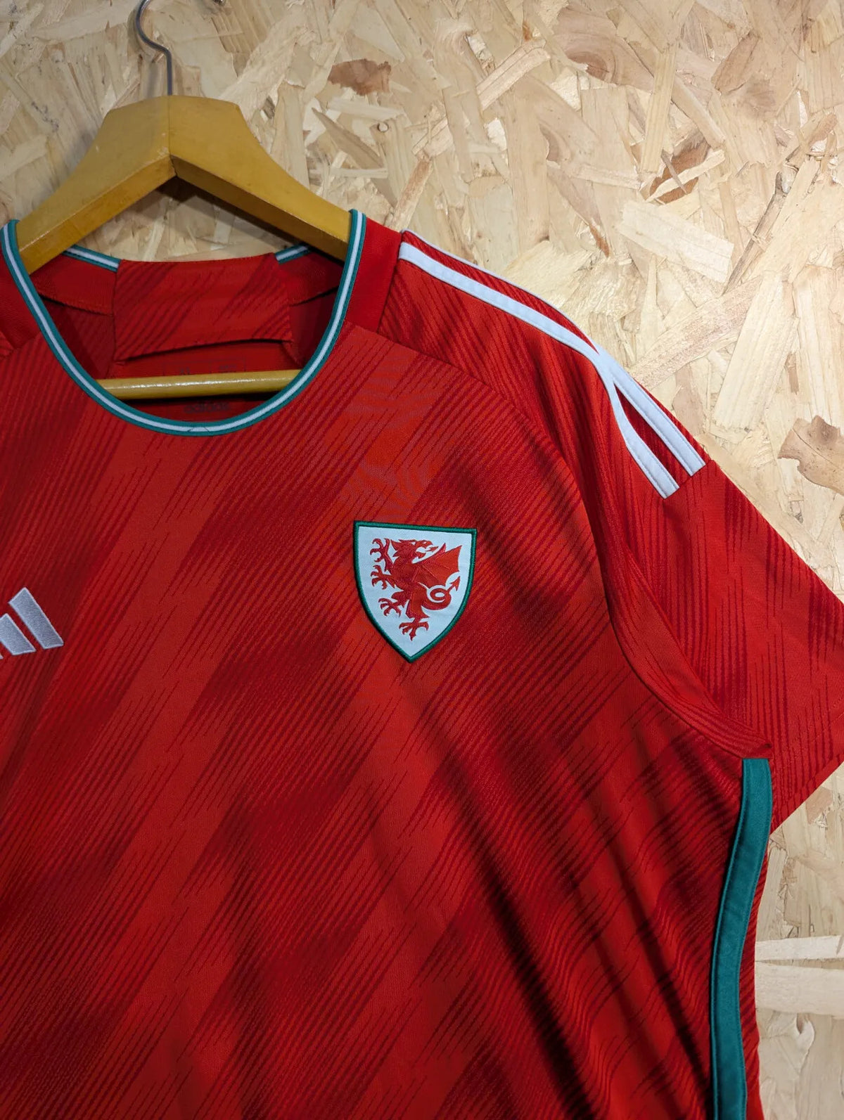 Wales Football Home Shirt Mens XL Adidas Red Short Sleeve 22–23 World Cup