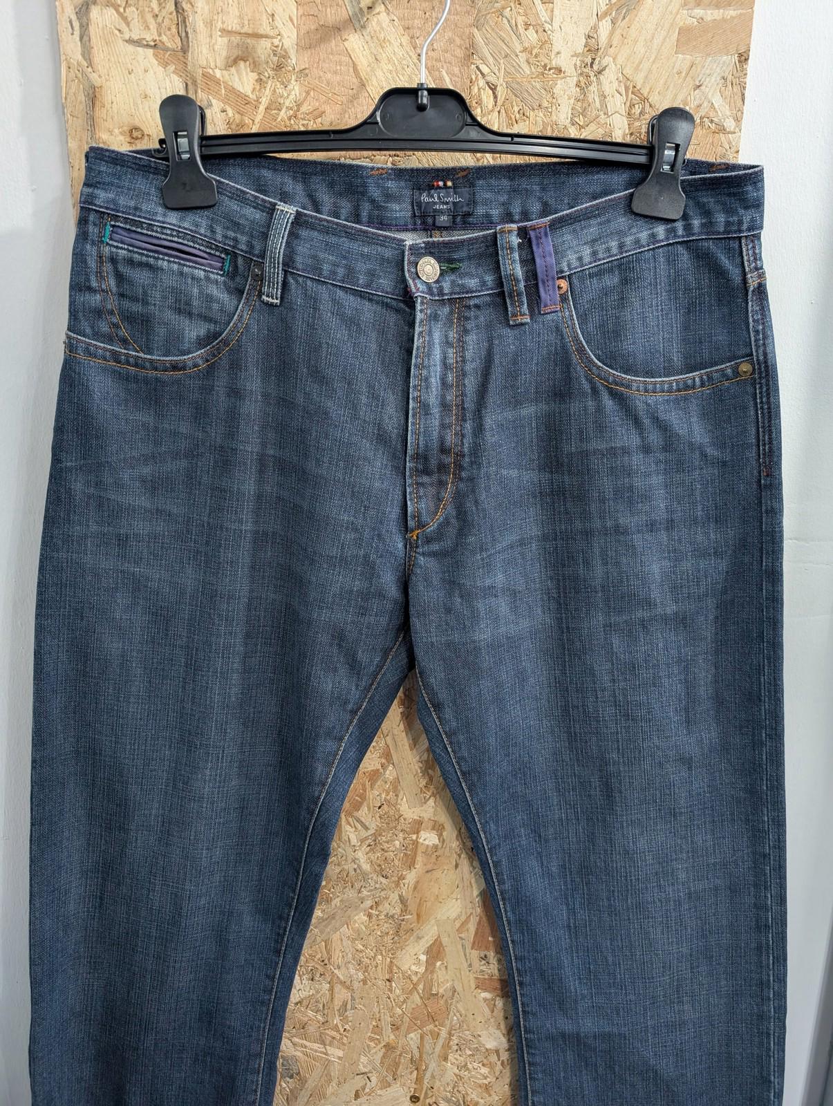 Paul Smith Jeans W34 L32 Men Straight Leg Regular Fit Vintage Y2K Navy Blue