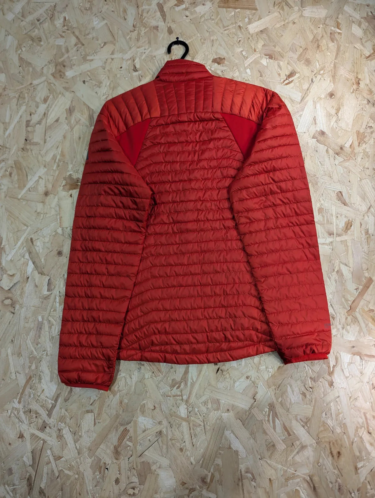 Eddie Bauer Puffer Jacket Mens Small Red Down Filled 800 Fill Power Pertex