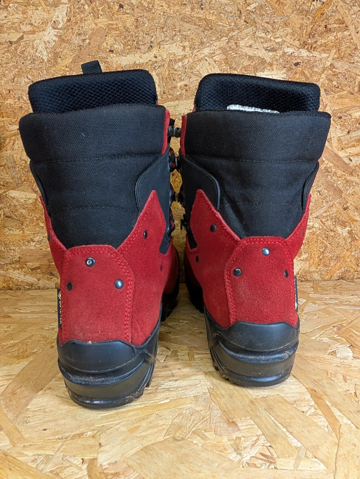 Pfanner Zermatt GTX Chainsaw Boots UK8 Red BLK Italy Vibram Crispi Mountain Hike