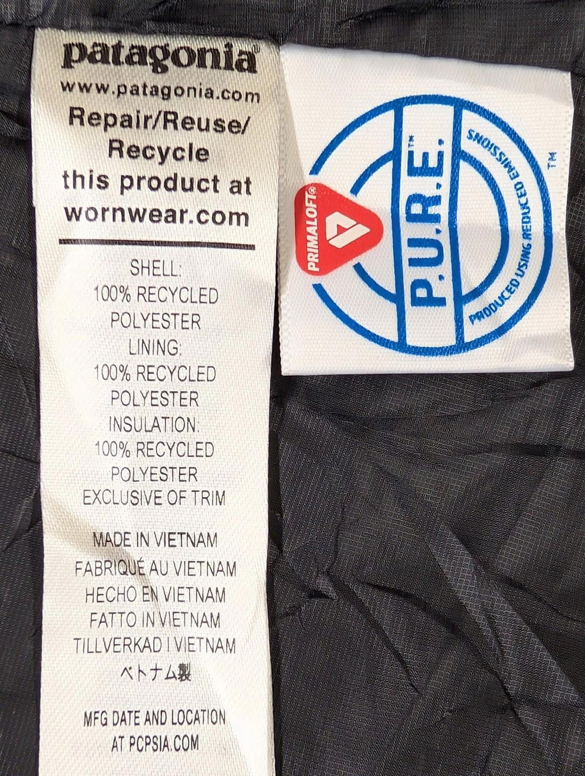 Patagonia Nano Puff Vest Large Women Quilted Insulated Black Layer Lightweight