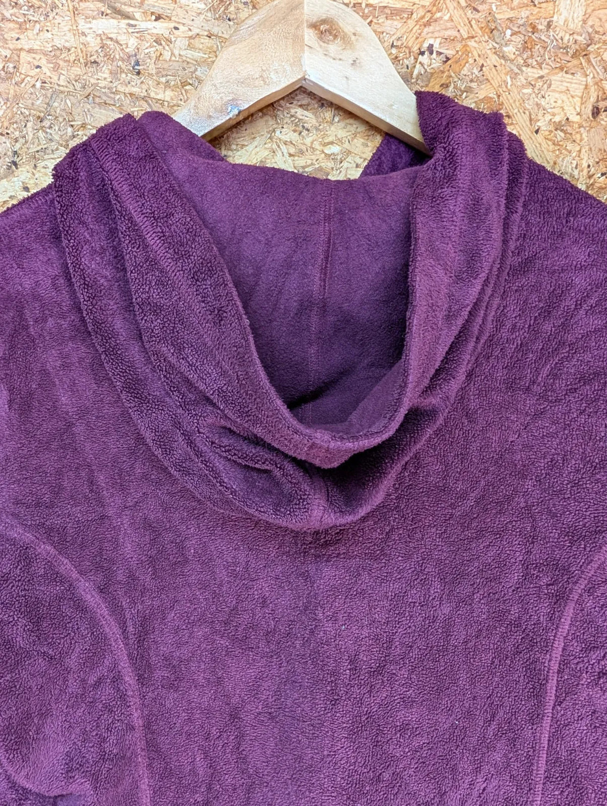 Patagonia Rhythm Fleece Jacket Womens Medium Purple Full Zip Hooded Walking Y2K