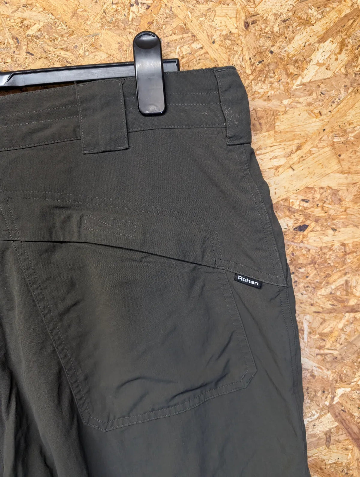 Rohan Snowline Trousers Mens W38 L34 Khaki Green Fleece Lined Hiking Walking