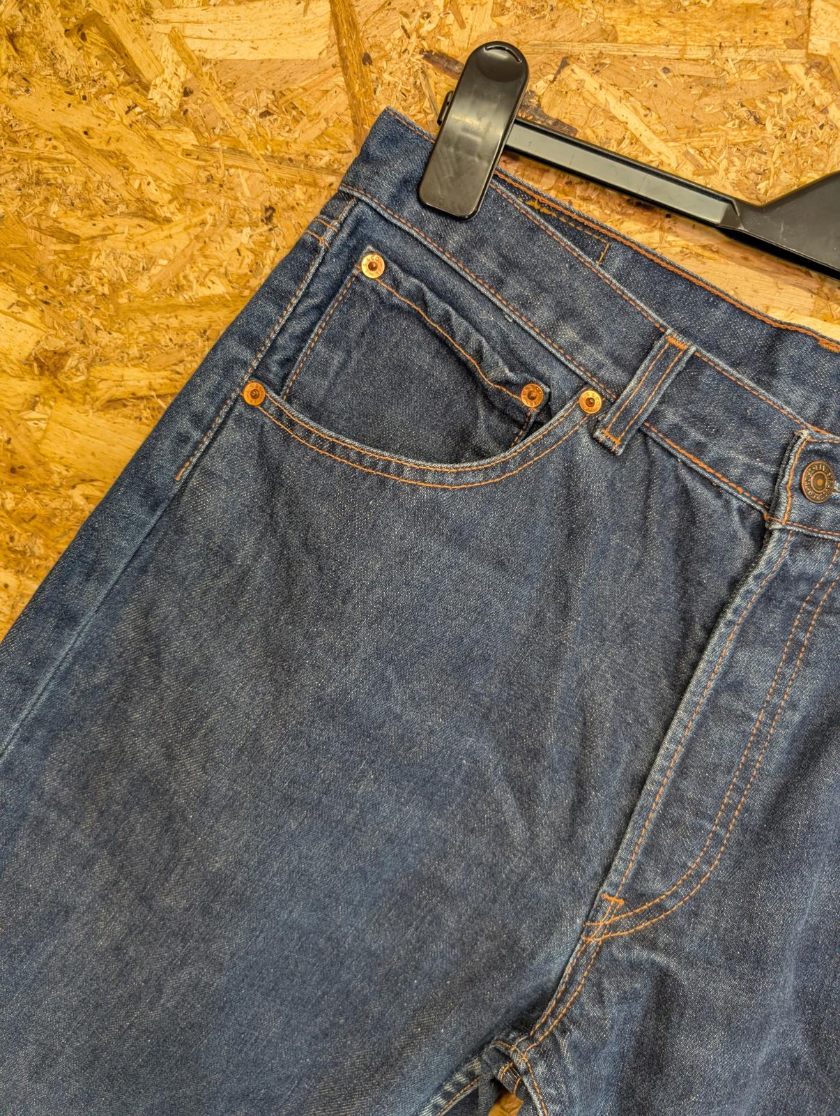 Levis 535 Jeans W34 L32 Made in USA Vintage Y2K Mid Wash Blue Denim