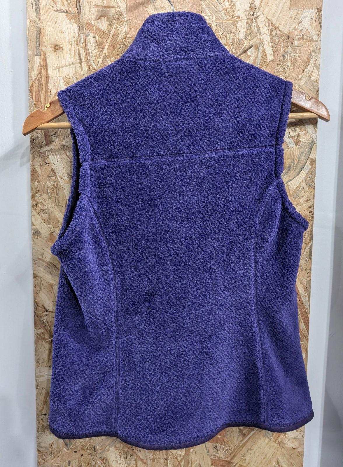 Patagonia Re-Tool Vest Small Women Polartec Fleece Gilet Thermal Purple