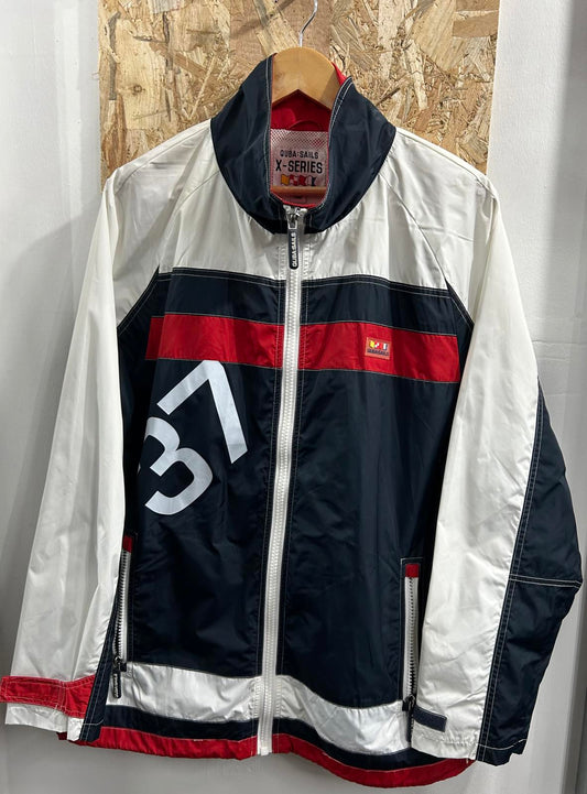 Quba Sails Jacket Mens Size Large X-Series Nautical Heritage Waterproof Jacket