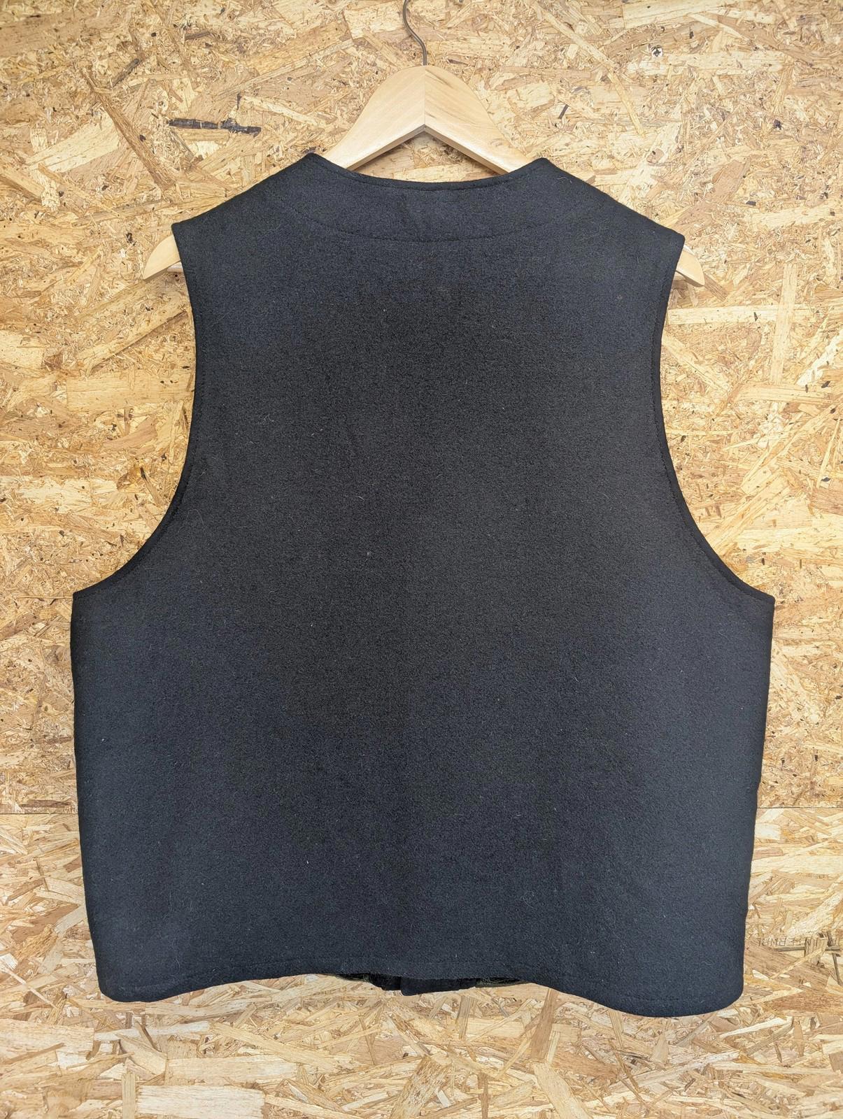 Filson Mackinaw Vest XL 44 Navy Blue Green Wool USA Waistcoat Gilet Body Warmer