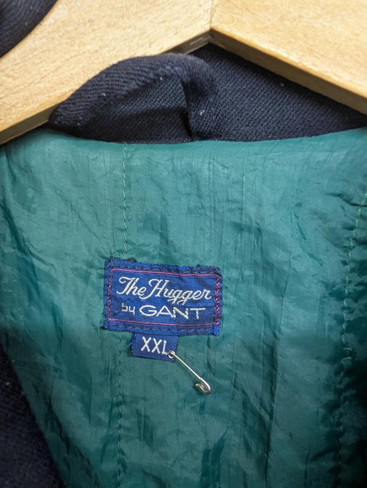 GANT The Hugger Jacket Mens XXL Vintage Colourblock Wool Blend Retro