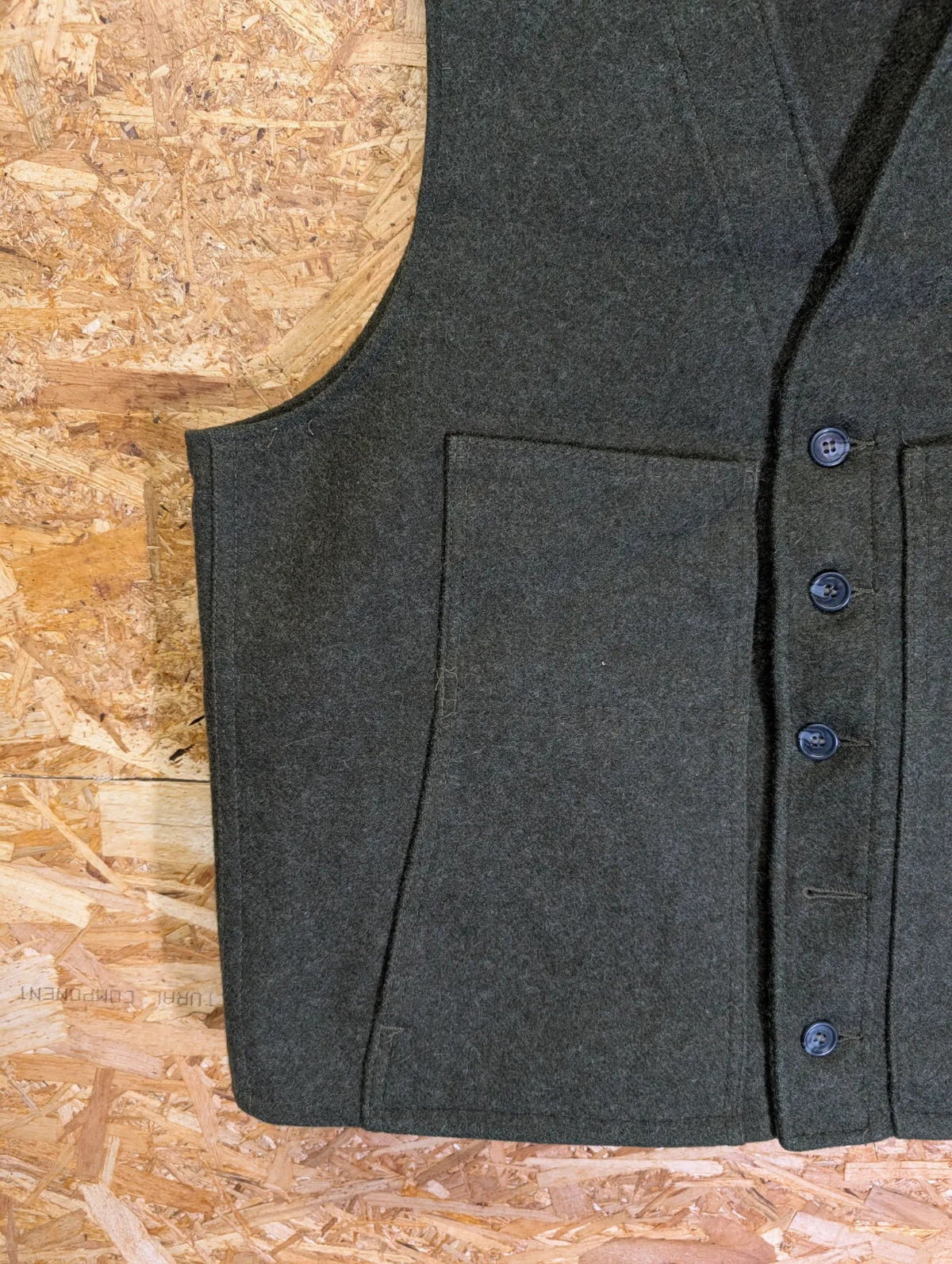 Filson Mackinaw Wool Vest 2XL 48 Forest Green Body Warmer USA USA Made Heritage