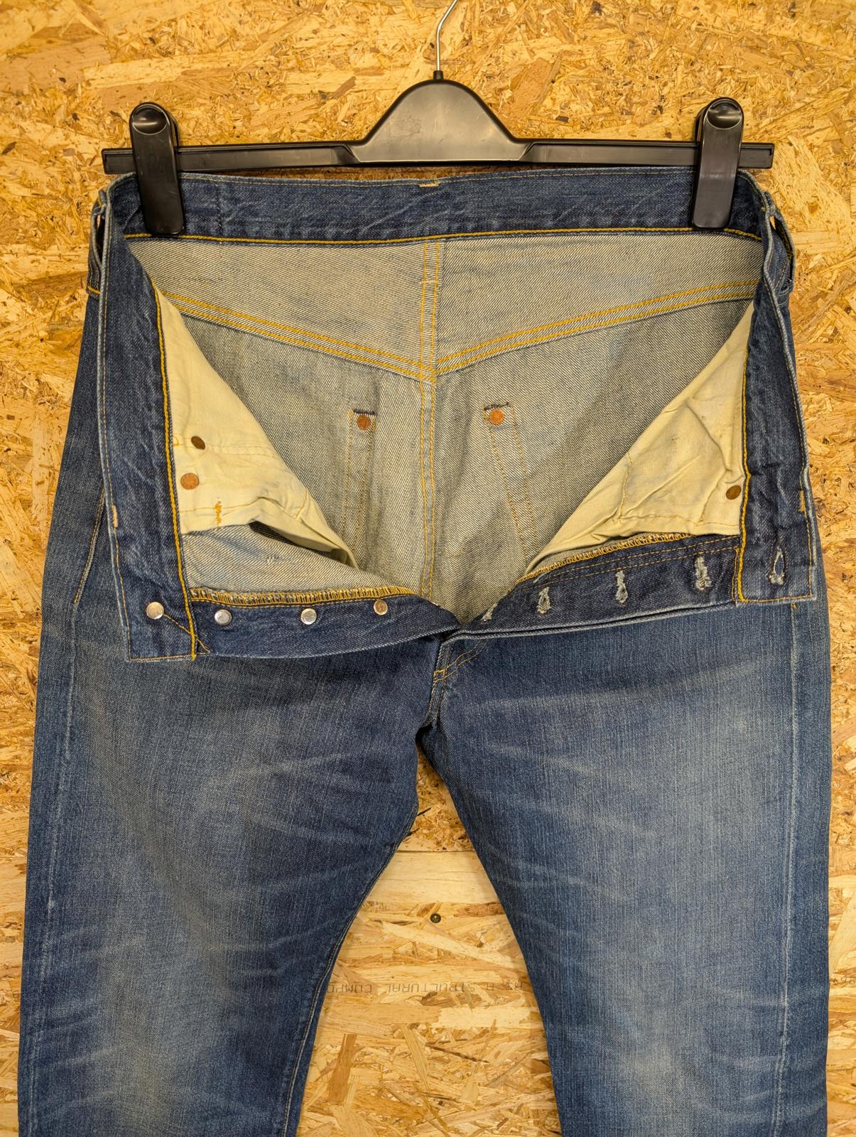 Levis Vintage Clothing LVC 1947 501 Blue Jeans Redline Selvedge W32 L33