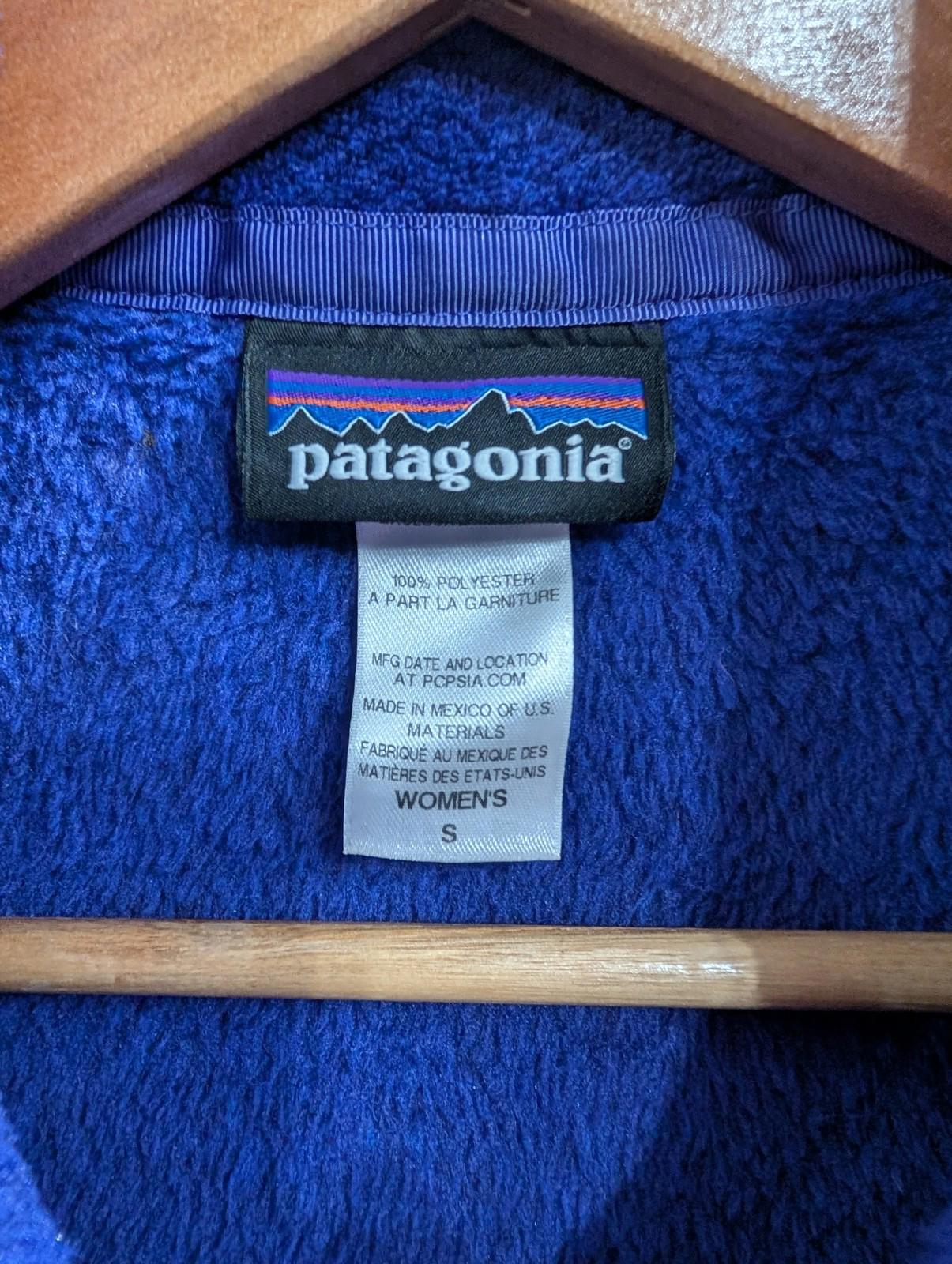 Patagonia Re-Tool Vest Small Women Polartec Fleece Gilet Thermal Purple