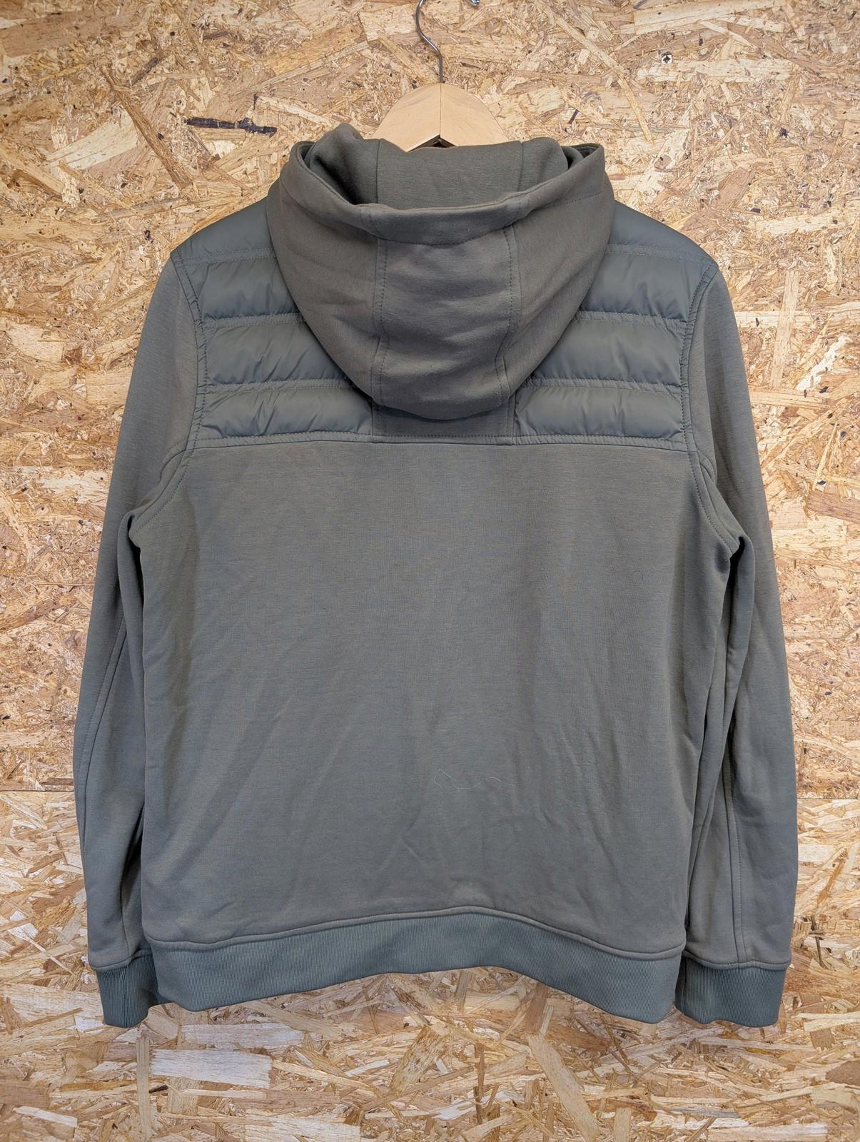 Alessandro Zavetti Puffa Jacket Medium Men Utility Track Khaki Green Zip Chore