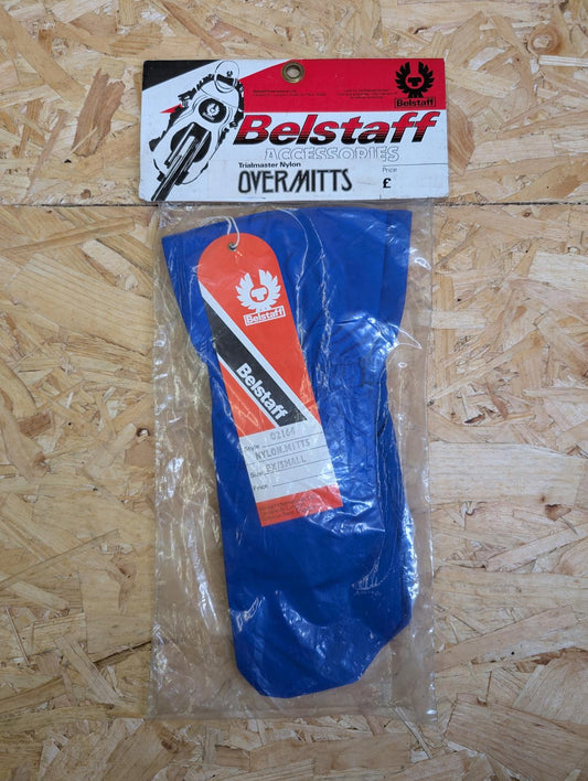 Vintage Belstaff Trialmaster Nylon Over Mitts Motorcycle Mittens Size EX Small