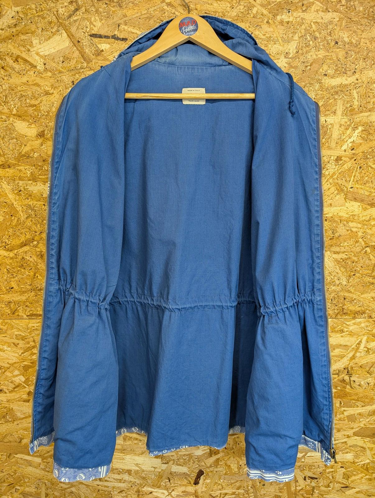 United Colours of Benetton Jacket XL-2XL 46 Men Aztec Hooded Cotton 90s Italy