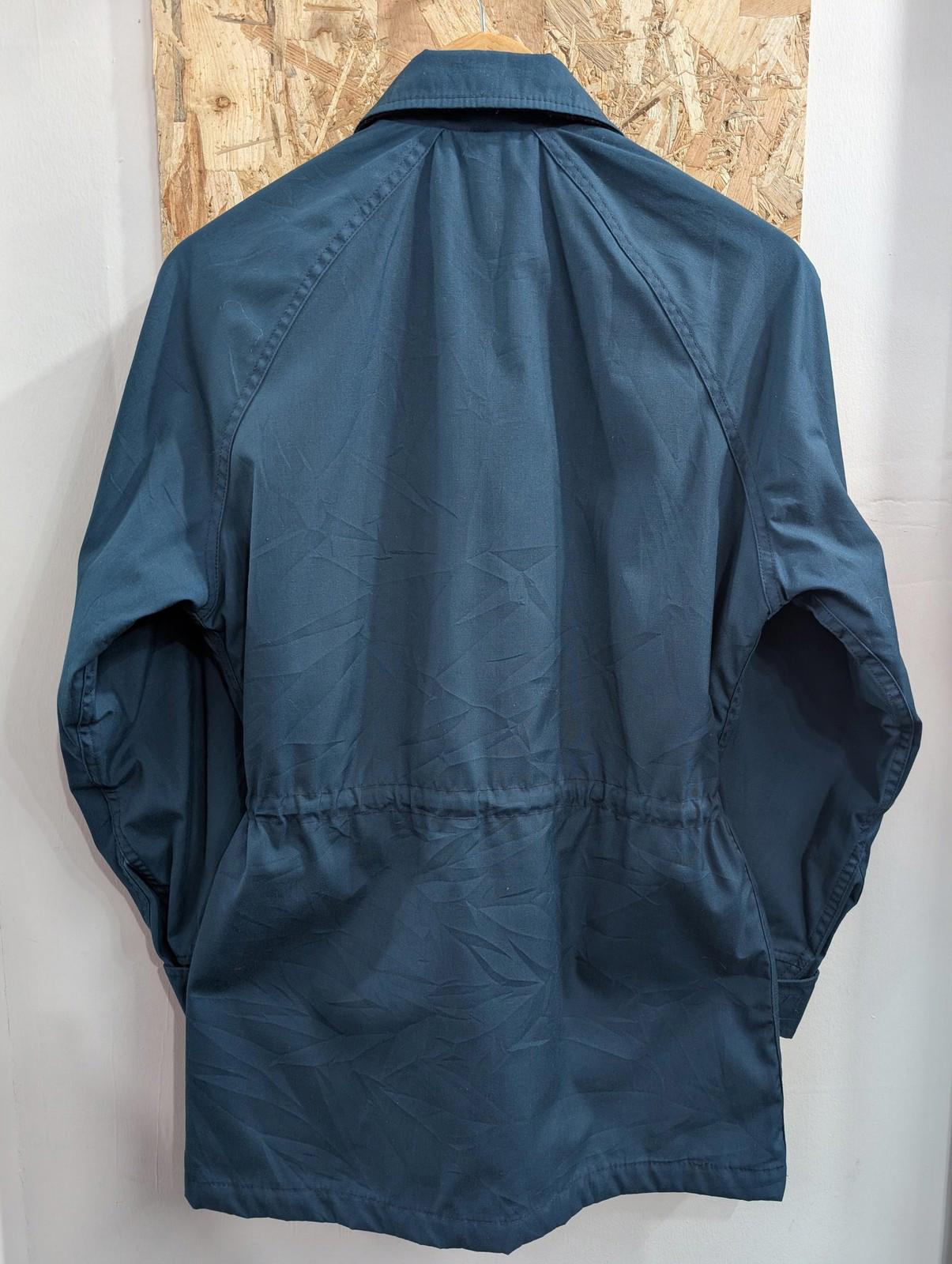 Woolrich Jacket Small Women Vintage 90s Polyester Cotton Teal Blue Coat USA
