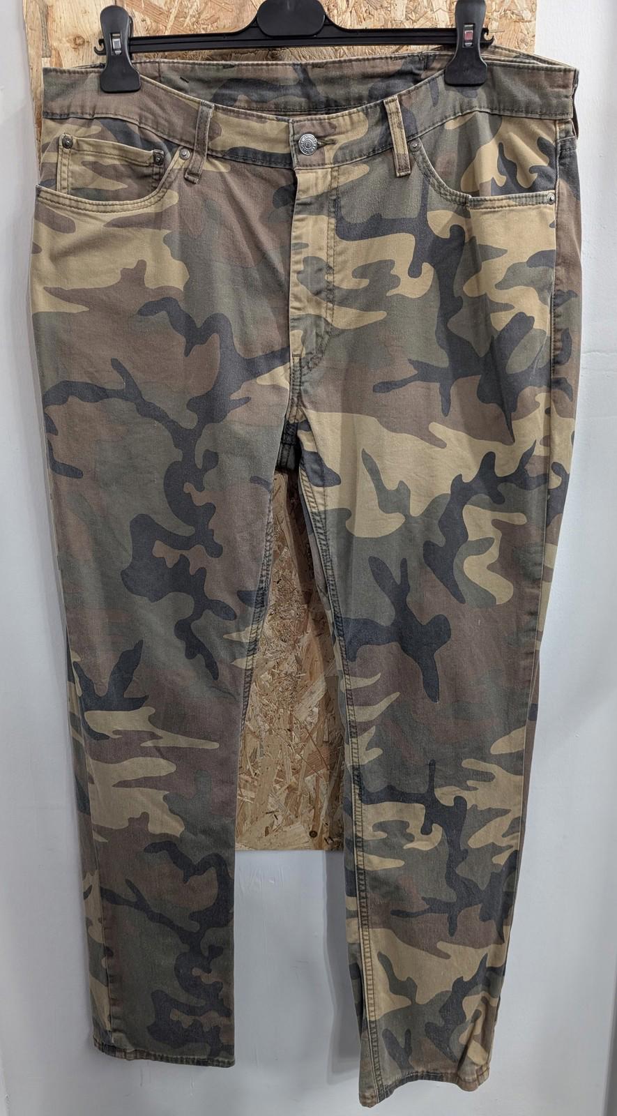 Levis 511 Jeans W38 L32 Men Camouflage Slim Fit Camo Utility Cotton Chino