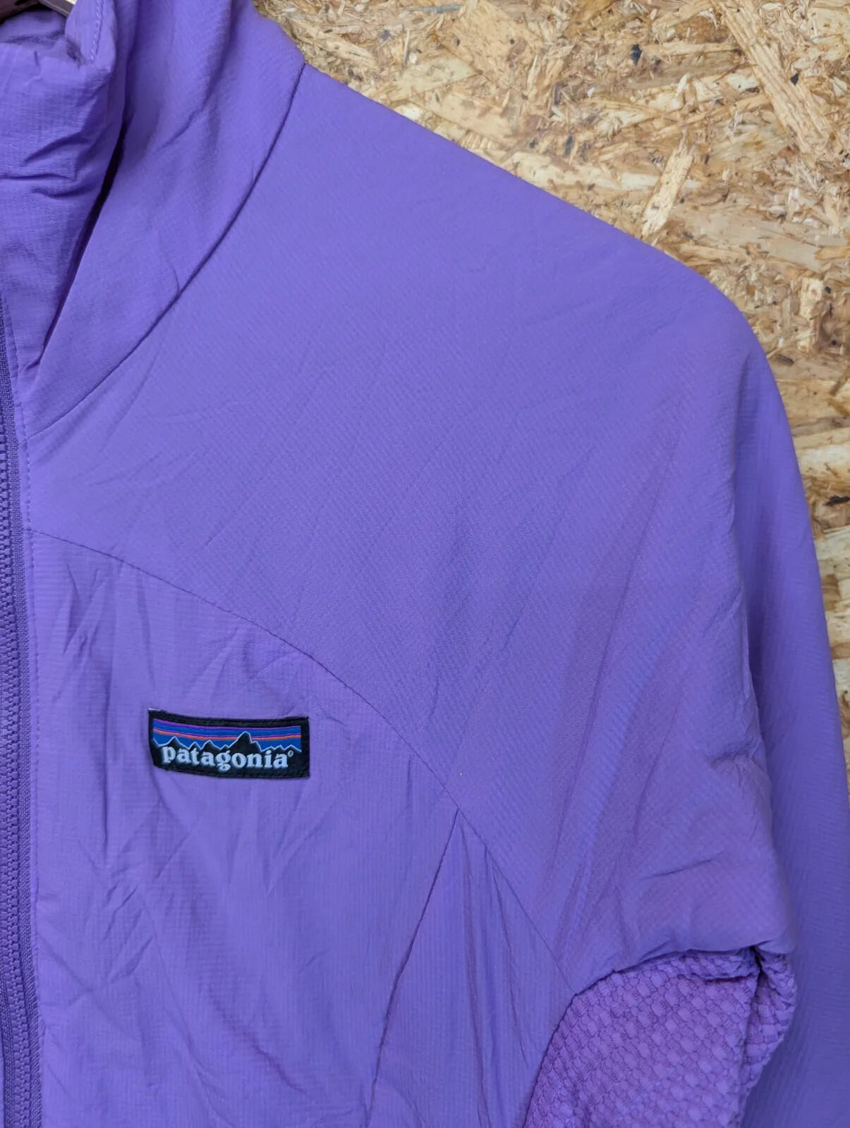 Patagonia Full Zip Jacket Womens Medium Purple Polyester Lightweight Pullover