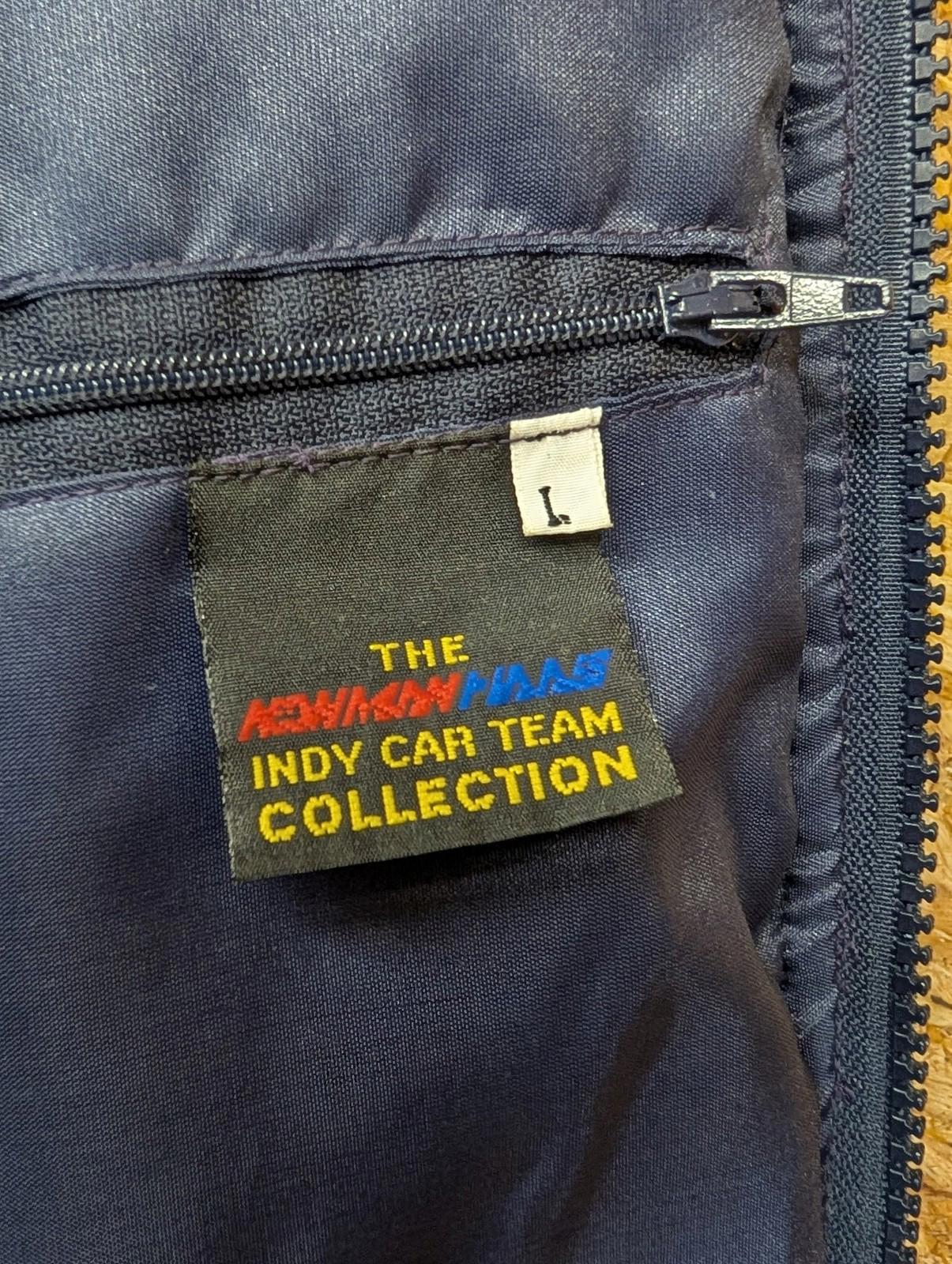 Newman Haas Jacket Large Men Nigel Mansell Indy Car Racing Varsity Embroidered