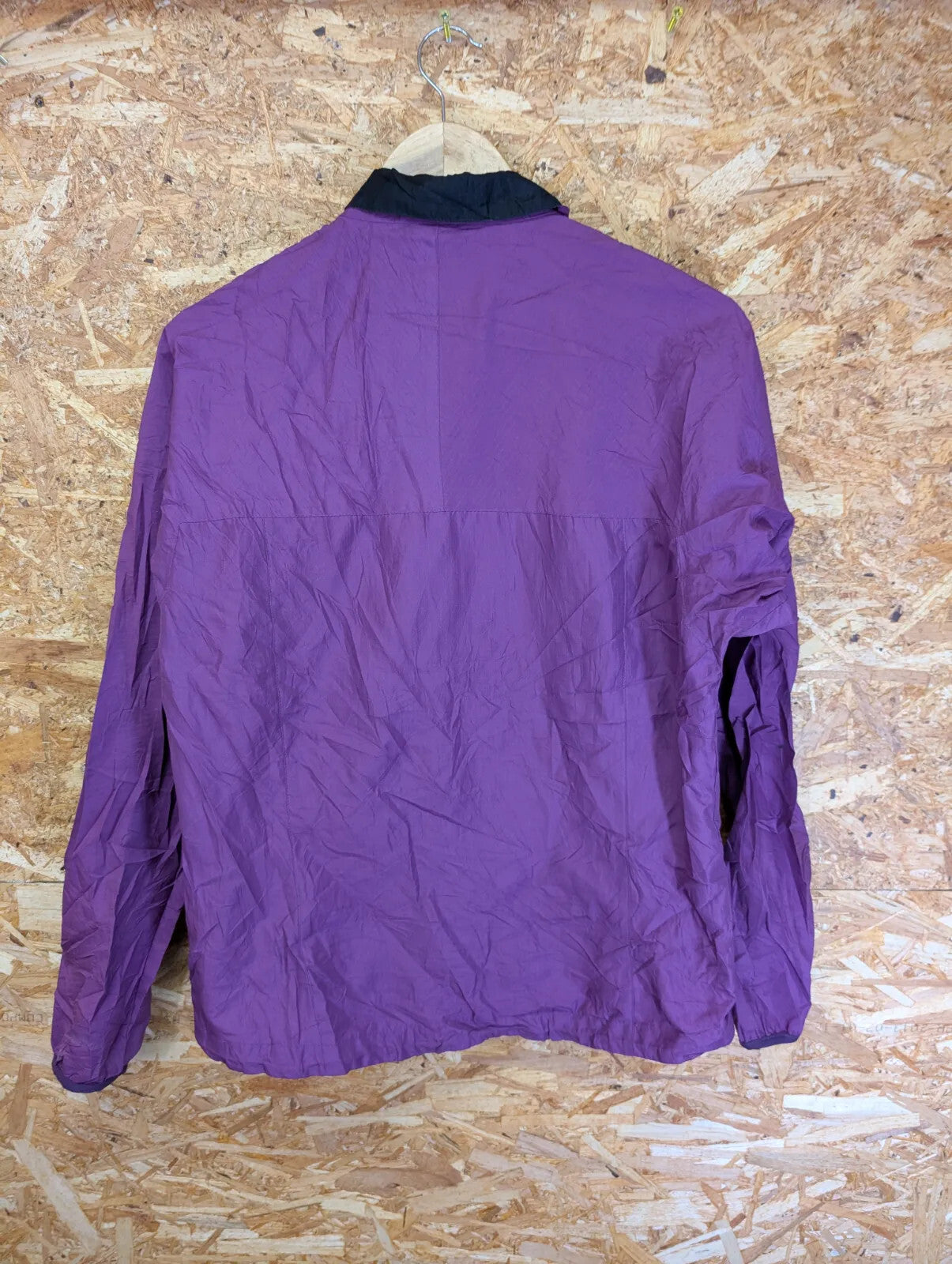 Vintage Patagonia Windbreaker Jacket Women Small Purple Ripstop Waterproof Trail