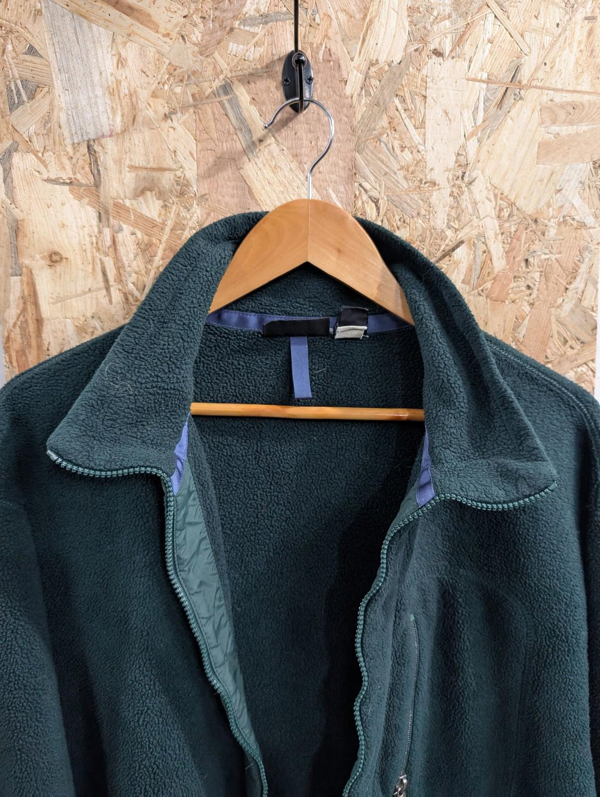 Patagonia Fleece Jacket Large Men Zip Pockets Green Hiking Vintage 90s Y2K Gorp