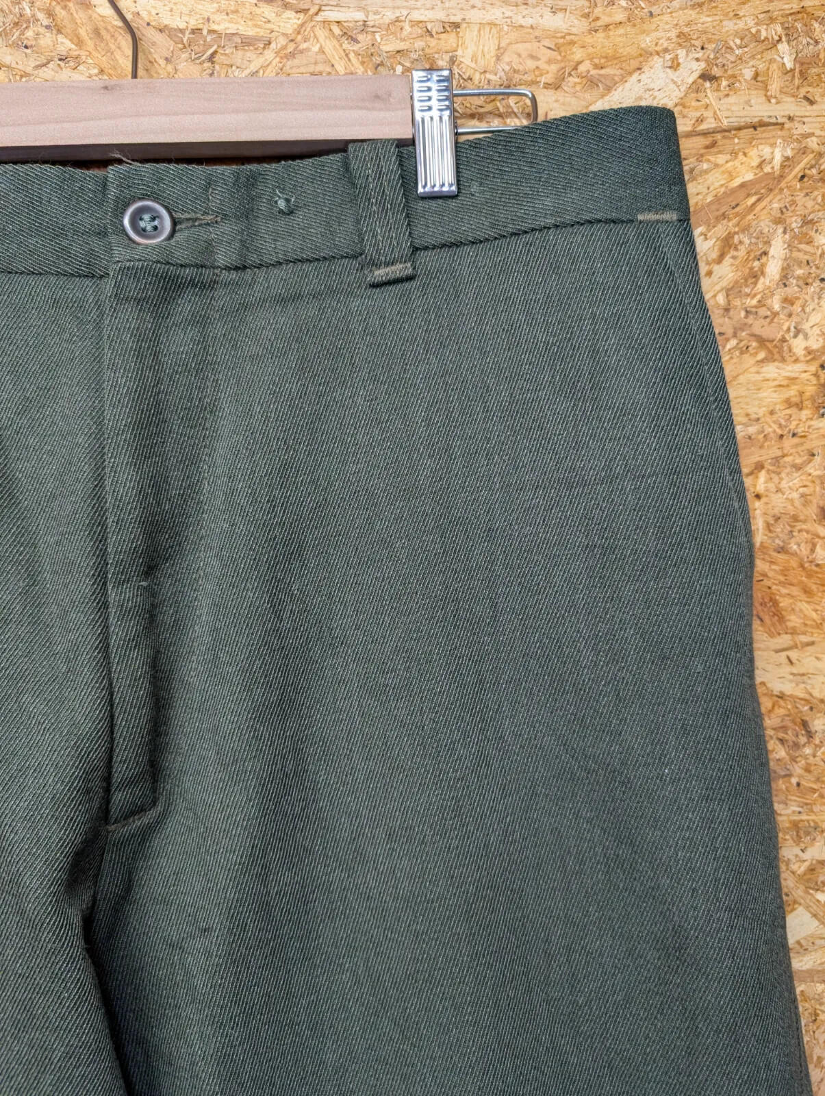 Filson Forestry Cloth Trousers W40 L28 Style 180 Wool Green Work Wear USA Made