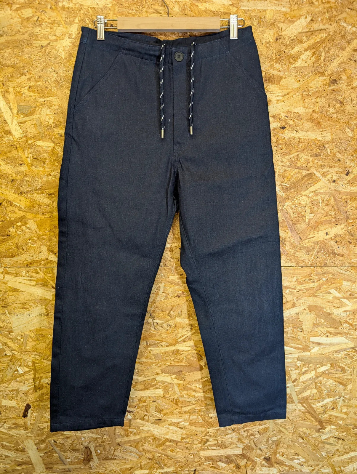 Levis Made & Crafted Tapered Jeans W30 Mens Dark Blue Selvedge Denim Drawstring