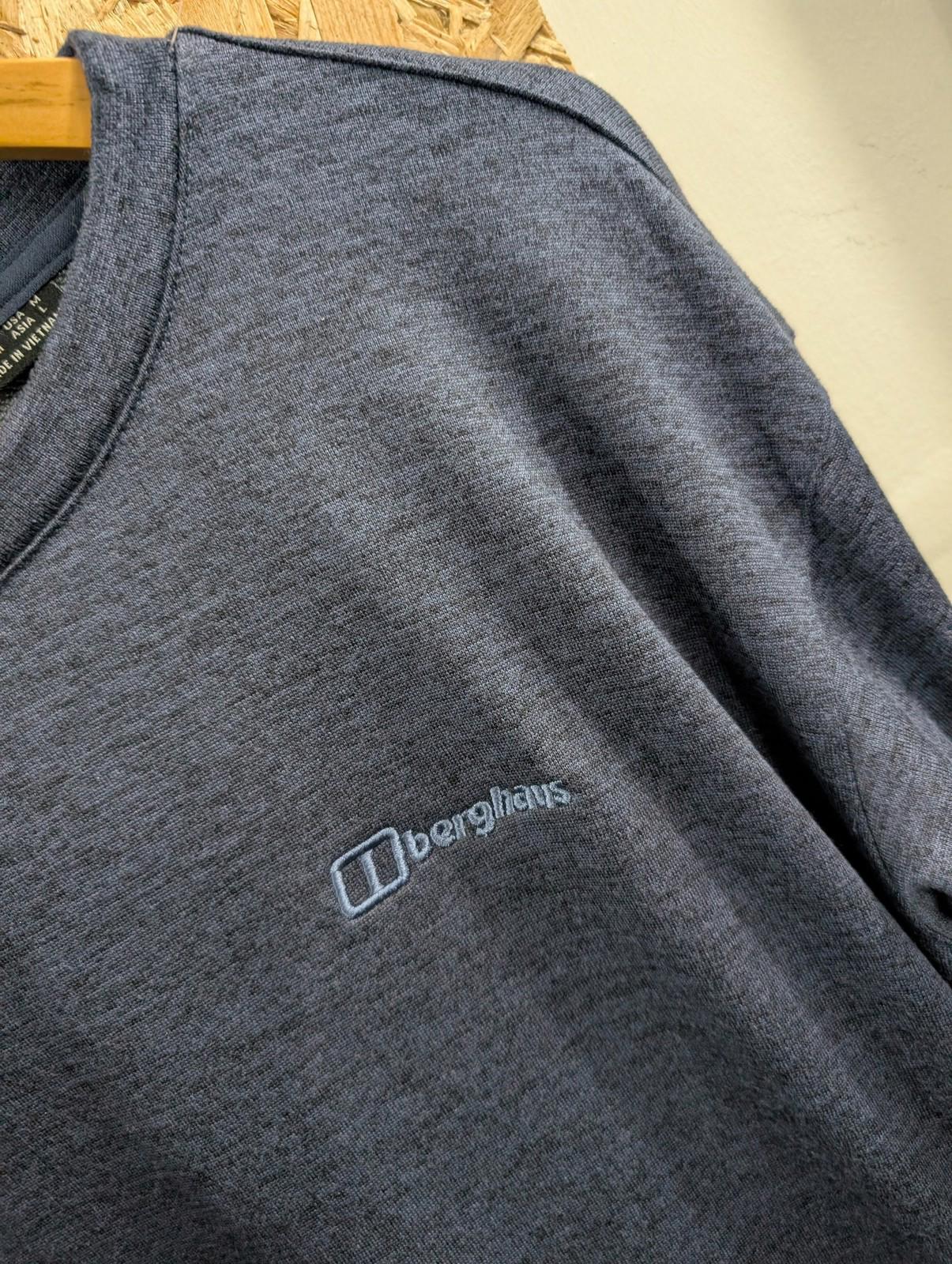 Berghaus Sweater UK12 Medium Women Sweatshirt Crew Neck Pullover Navy Blue