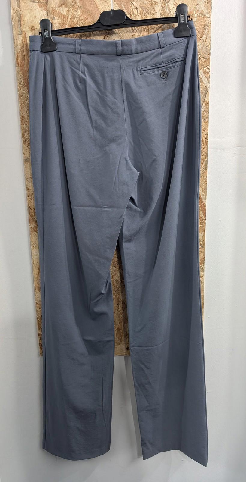 Emporio Armani Trousers W28 L34 UK 10 Women Wool Grey Italy Made Vintage Y2K