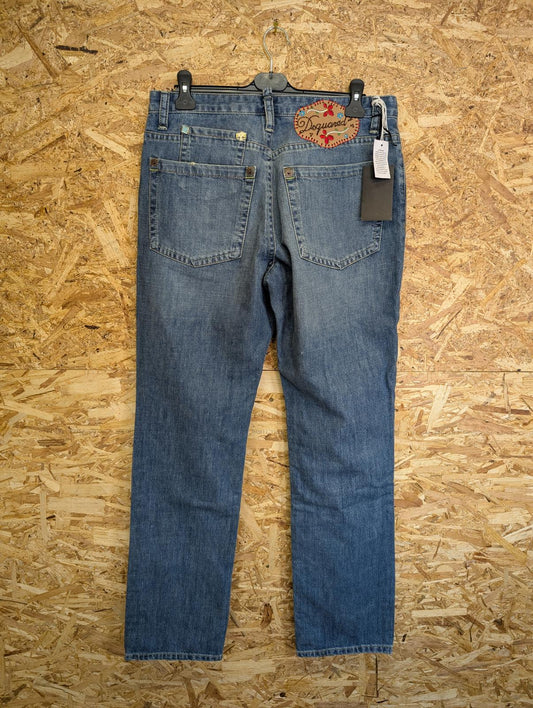 Dsquared 2 Jeans Mens Size W32 L33 Vintage Jeans Totem Pole Jewels Mens New Tags