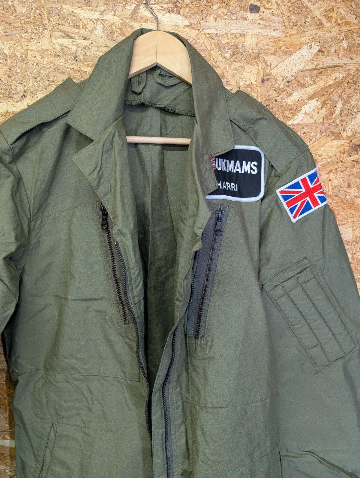 Ballyclare Special Products Aircrew MK14B Coverall Size 3 Olive Green Full Zip