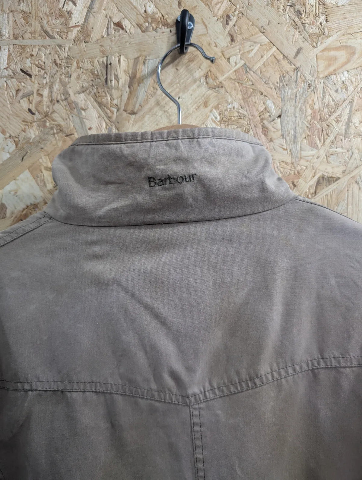 Barbour L1904 Monaco Utility Jacket Womens UK16 Beige Waterproof Breathable