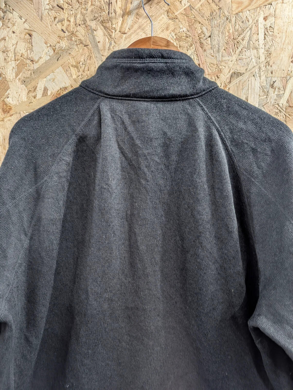 Patagonia Better Sweater Fleece Mens XL Black 1/4 Zip Pullover Snap-T Synchilla