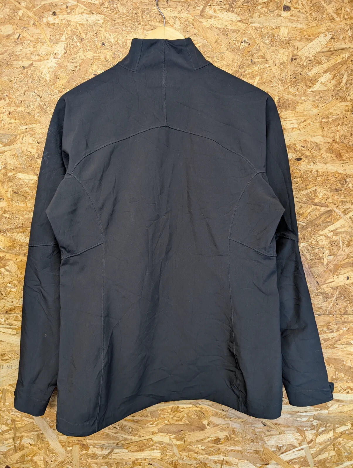 Patagonia Adze Softshell Jacket Women Medium Black Full Zip Stretch Gym Training