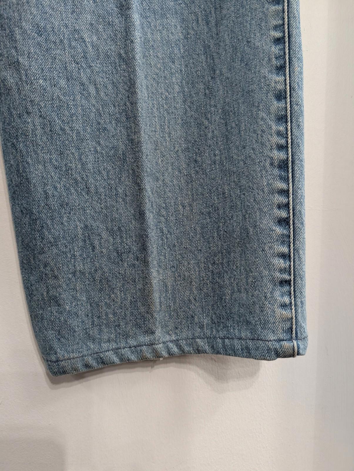 Armani Jeans Mens Size W34 L29 Vintage 90s Stonewashed Blue Denim Straight Leg