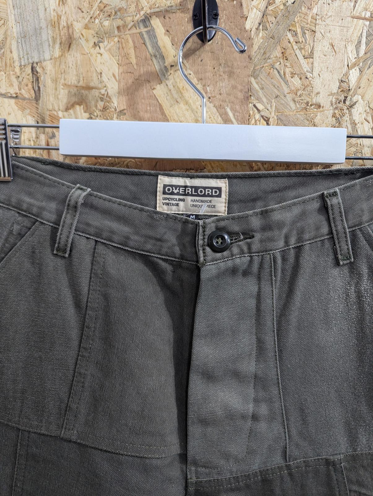 Overlord Clothing Skate Pants Mens W29 Green Khaki Canvas Chino Trousers Cargo