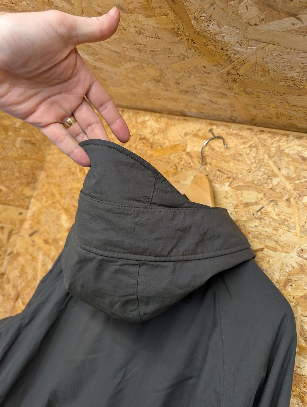 Carhartt Wax Lined Parka Jacket Large Men Hooded Nylon Casual Dark Green Khaki