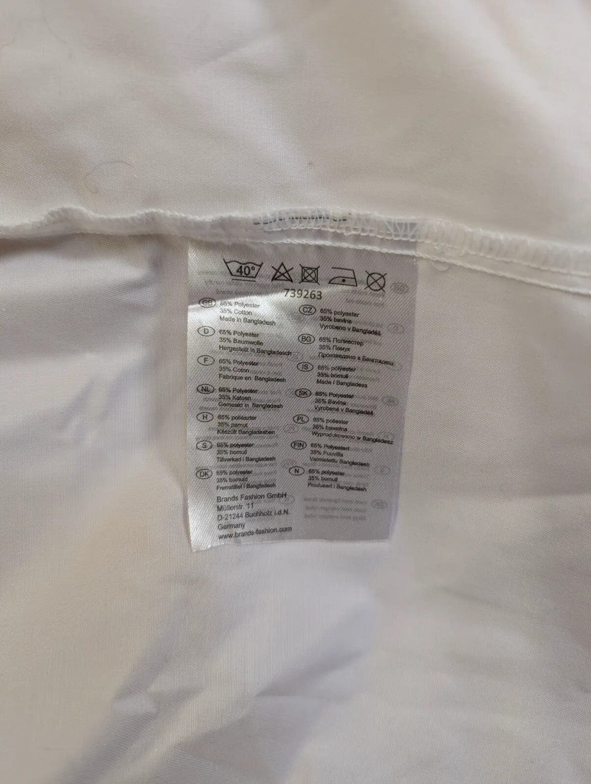 Shell Scuderia Ferrari Button Up Shirt Mens Medium White Cotton Logo Long Sleeve