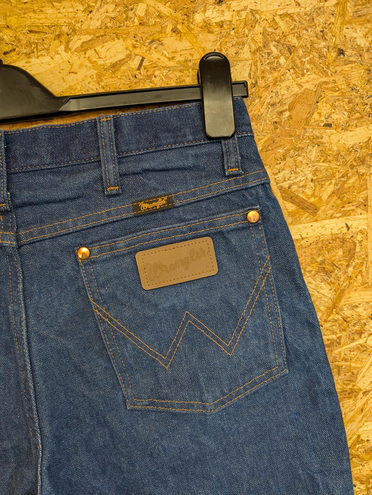 Wrangler 936DEN Jeans W32 L30 Made in Mexico Vintage 80s Mid Wash Blue Denim